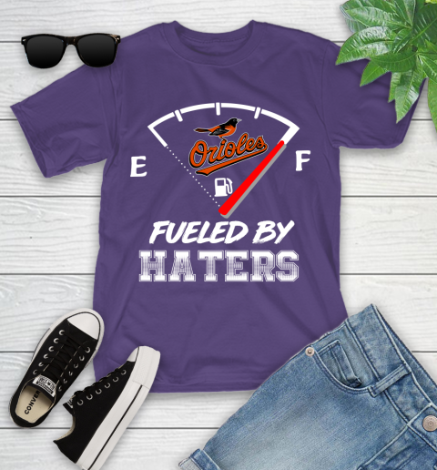 Baltimore Orioles MLB Baseball Fueled By Haters Sports Youth T-Shirt 3