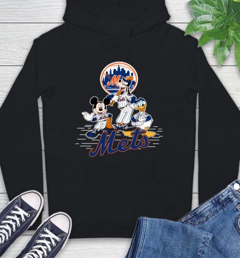 MLB New York Mets Mickey Mouse Donald Duck Goofy Baseball T Shirt Hoodie