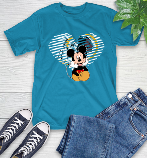 NFL Washington Redskins The Heart Mickey Mouse Disney Football T Shirt_000 T-Shirt 9
