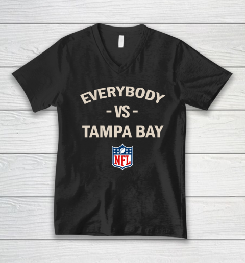 Everybody Vs Tampa Bay NFL V-Neck T-Shirt 7
