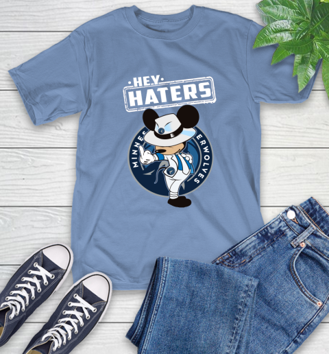 NBA Hey Haters Mickey Basketball Sports Minnesota Timberwolves T-Shirt 12