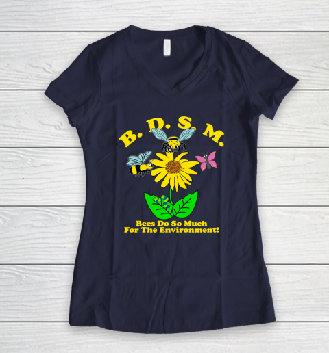 BDSM Bees Do So Much for the environment Essential T Shirt Women's V-Neck T-Shirt 7