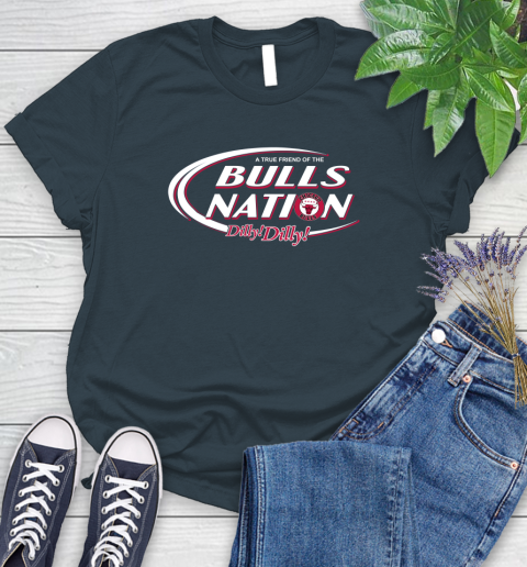 NBA A True Friend Of The Chicago Bulls Dilly Dilly Basketball Sports Women's T-Shirt 11