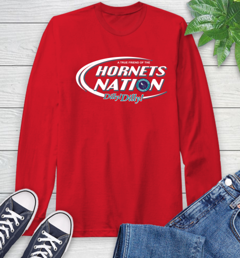 NBA A True Friend Of The Charlotte Hornets Dilly Dilly Basketball Sports Long Sleeve T-Shirt 11