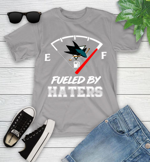 San Jose Sharks NHL Hockey Fueled By Haters Sports Youth T-Shirt 4