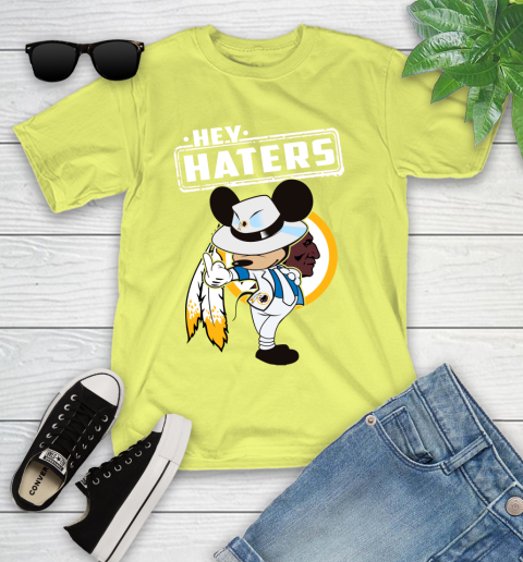 NFL Hey Haters Mickey Football Sports Washington Redskins Youth T-Shirt 10