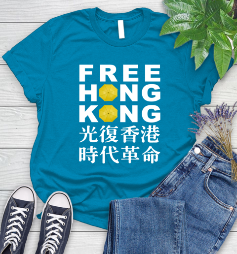 Free Hong Kong Women's T-Shirt 10