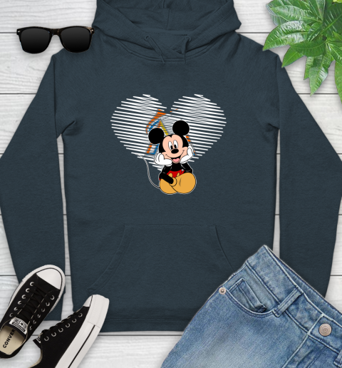 MLB Miami Marlins The Heart Mickey Mouse Disney Baseball T Shirt_000 Youth Hoodie 10