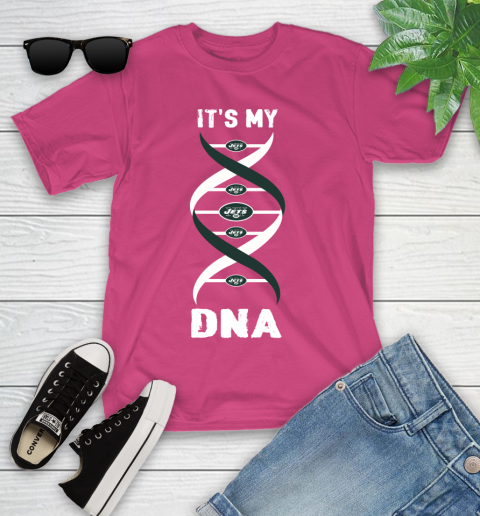 New York Jets NFL Football It's My DNA Sports (1) Youth T-Shirt 11