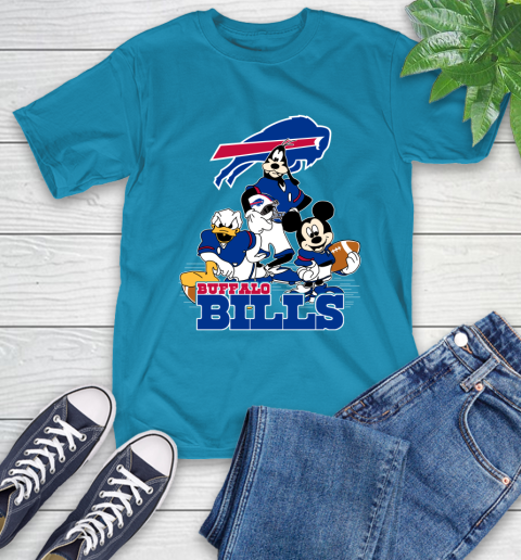 NFL Buffalo Bills Mickey Mouse Donald Duck Goofy Football Shirt T-Shirt ...