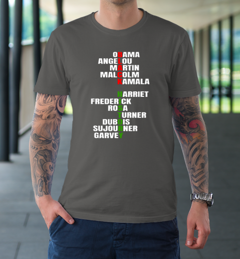 Obama Angelou Inspirational African Black History Month T-Shirt 6