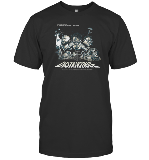 Distractible Merch MONOCHROME T-Shirt