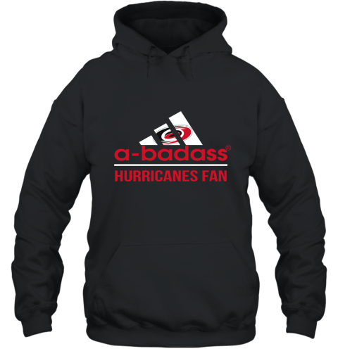 NHL A Badass Carolina Hurricanes Fan Adidas Hockey Sports Hoodie