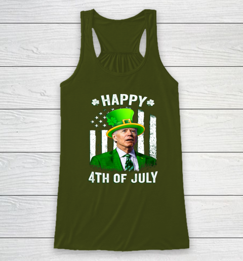 Anti Joe Biden St Patricks Day Shirt Happy 4th Of July Funny Racerback Tank 2