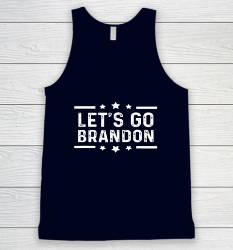 Let's Go Brandon Joe Biden Funny Trendy Sarcastic Tank Top 2