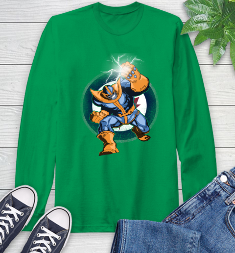 Winnipeg Jets NHL Hockey Thanos Avengers Infinity War Marvel Long Sleeve T-Shirt 8