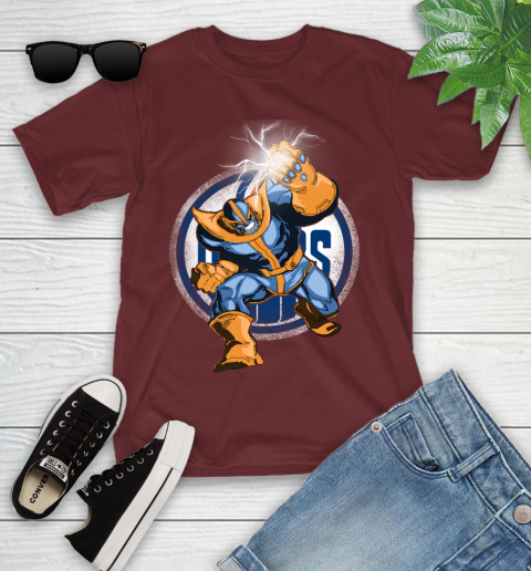Edmonton Oilers NHL Hockey Thanos Avengers Infinity War Marvel Youth T-Shirt 14