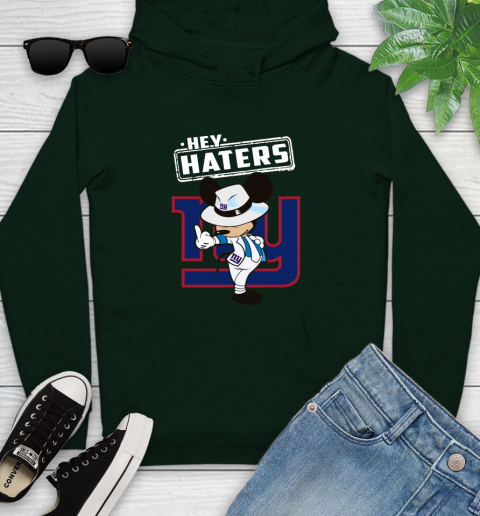 NFL Hey Haters Mickey Football Sports New York Giants Youth Hoodie 14