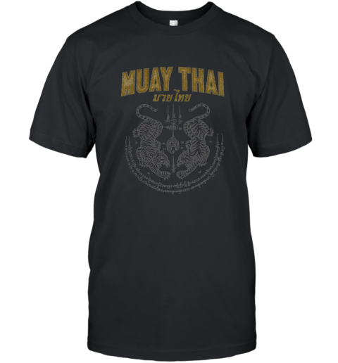 Twin Tiger Sak Yant Muay Thai T Shirt T-Shirt