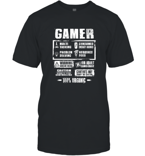 Funny Gamer Label Gift For Who Love Video Game Gaming Addicted T-Shirt