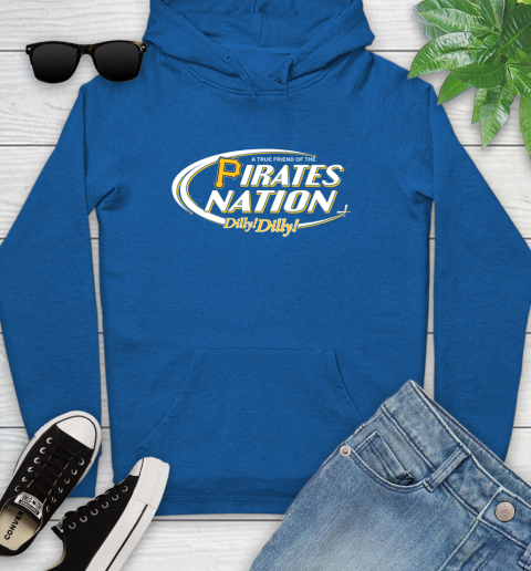 MLB A True Friend Of The Pittsburgh Pirates Dilly Dilly Baseball Sports Youth Hoodie 11