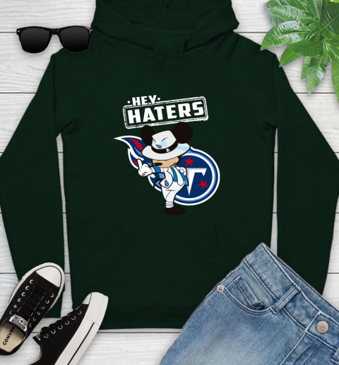 NFL Hey Haters Mickey Football Sports Tennessee Titans Youth Hoodie 14