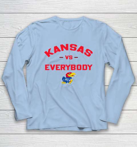 Kansas Jayhawks Vs Everybody Long Sleeve T-Shirt 5