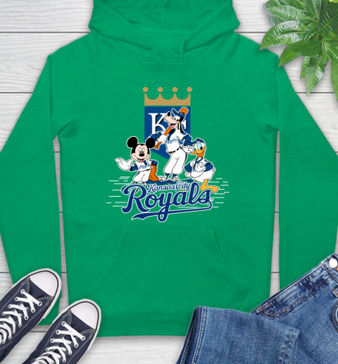 MLB Kansas City Royals Mickey Mouse Donald Duck Goofy Baseball T Shirt Hoodie 8
