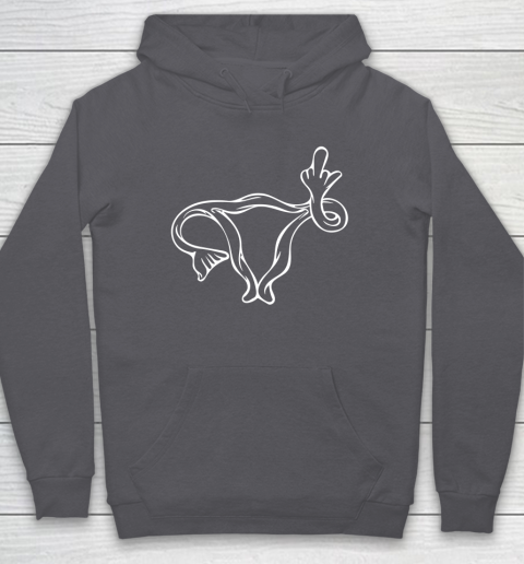 Middle Finger Uterus Hoodie 4