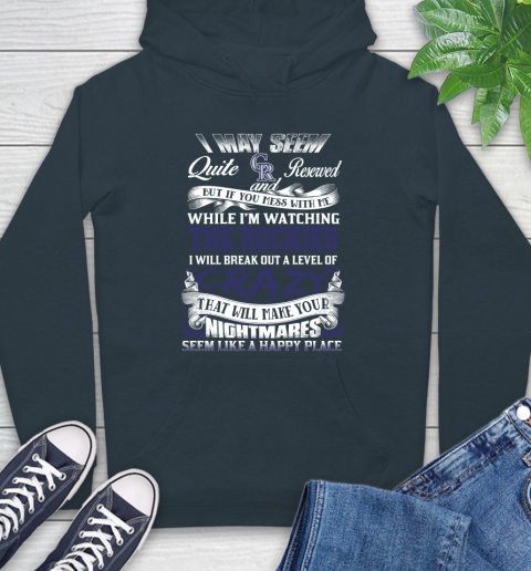 Colorado Rockies MLB Baseball Don't Mess With Me While I'm Watching My Team Hoodie 7