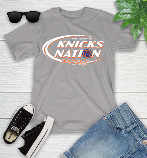 NBA A True Friend Of The New York Knicks Dilly Dilly Basketball Sports Youth T-Shirt 4