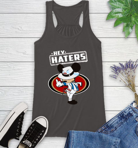 NFL Hey Haters Mickey Football Sports San Francisco 49ers Racerback Tank 11