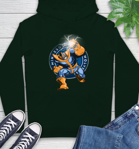 Minnesota Timberwolves NBA Basketball Thanos Avengers Infinity War Marvel Hoodie 12