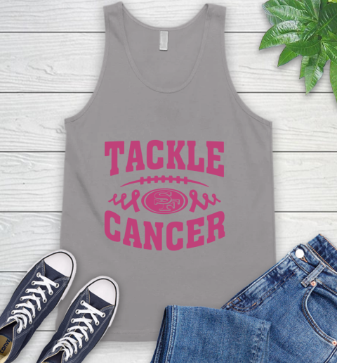 San Francisco 49ers Tackle Breast Cancer Tank Top 4