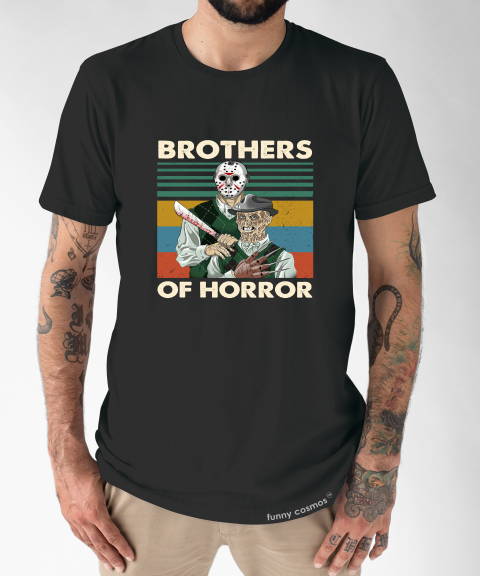 Halloween Michael Myers Mug Shot Horror Movie Shirt Friday The 13th Nightmare On Elm Street Freddy Krueger T-Shirt Jason Voorhees