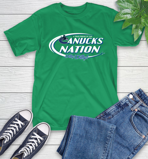 NHL A True Friend Of The Vancouver Canucks Dilly Dilly Hockey Sports T-Shirt 7