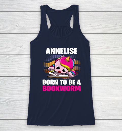 Annelise Born To Be A Bookworm Unicorn Racerback Tank 13
