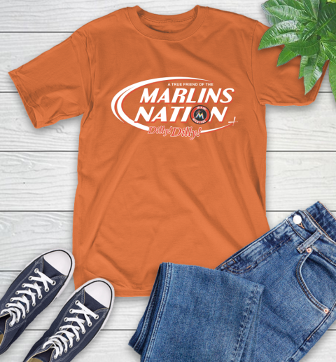 MLB A True Friend Of The Miami Marlins Dilly Dilly Baseball Sports T-Shirt 4