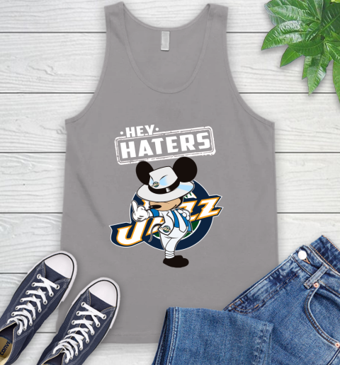 NBA Hey Haters Mickey Basketball Sports Utah Jazz Tank Top 3