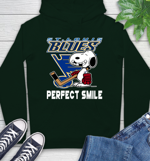 NHL St.Louis Blues Snoopy Perfect Smile The Peanuts Movie Hockey T Shirt Hoodie 12