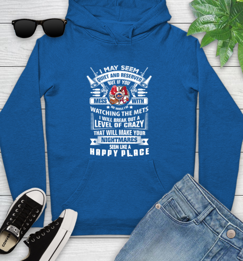New York Mets MLB Baseball Don't Mess With Me While I'm Watching My Team Sports Youth Hoodie 11