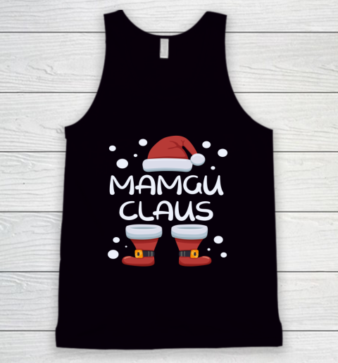 Mamgu Claus Happy Christmas Pajama Family Matching Xmas Tank Top