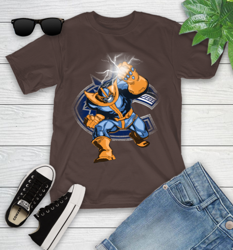 Vancouver Canucks NHL Hockey Thanos Avengers Infinity War Marvel Youth T-Shirt 7