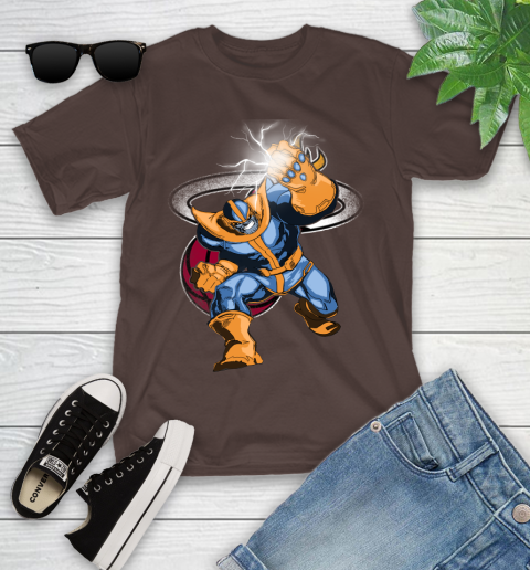Miami Heat NBA Basketball Thanos Avengers Infinity War Marvel Youth T-Shirt 7