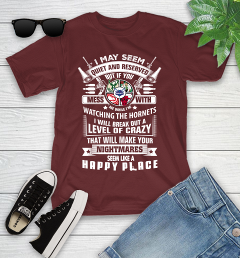 Charlotte Hornets NBA Basketball Don't Mess With Me While I'm Watching My Team Sports Youth T-Shirt 14