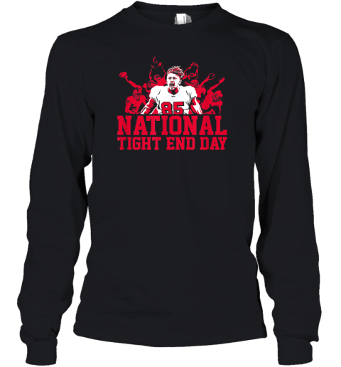 85 National Tight End Day Youth Long Sleeve
