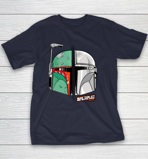 Star Wars Mando and Boba Fett May the 4th Be With You Youth T-Shirt 2