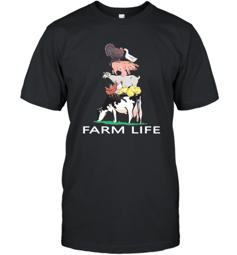 Cow Pig Chicken Goat Turkey Duck Farm Animals Week T Shirt T-Shirt