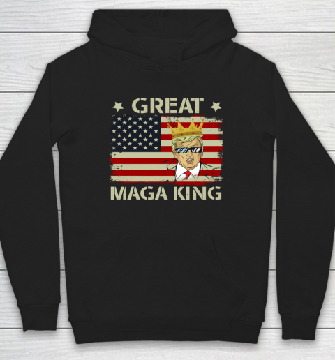 The Great Maga King Funny Donald Trump Maga King Hoodie
