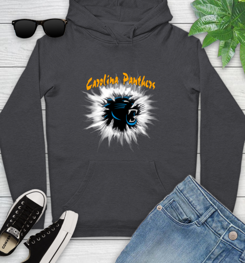 Carolina Panthers NFL Football Adoring Fan Rip Sports Youth Hoodie 8